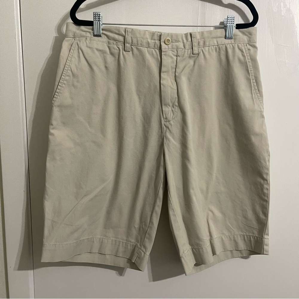 Polo by Ralph Lauren Men’s Tan Flat Front Shorts Size 34
